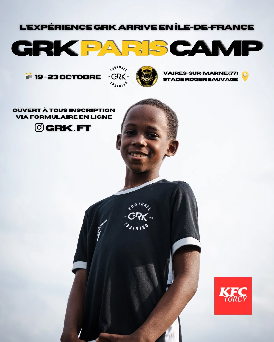 Affiche du GRK Paris Camp organisé à Vaires-sur-Marne